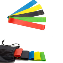 Stack of rolled colorful TPE yoga mats in various shades of purple, pink, and green for fitness and floor exercises.
