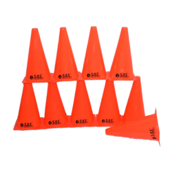 Sports Agility Training Marker Cones (Set of 10)