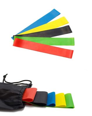 Resistance Loop Exercise Bands for Workout | Set of 5 Resistance Band