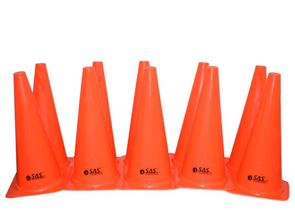 Sports Agility Training Marker Cones (Set of 10)
