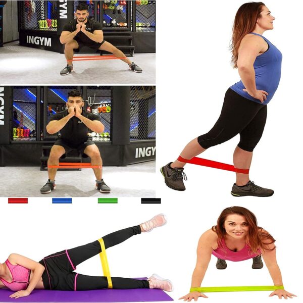 Resistance Loop Exercise Bands for Workout | Set of 5 Resistance Band