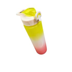 IKL sports water bottle with flip-top lid for gym and fitness use