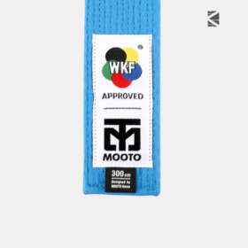 Mooto wkf approved karate kata belt