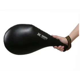 Mooto Taekwondo Single Kicking Target Paddle - Black Martial Arts Striking Pad - IKL Store