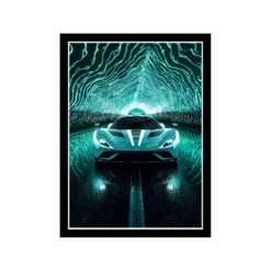Urban Night Drive Wall Frame