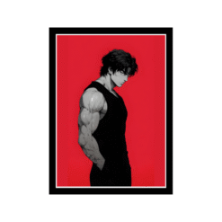 Shadow Strength Crimson Wall Frame