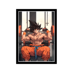 Goku Gym Wall Frame