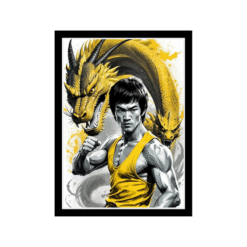 Dragon Spirit Bruce Lee Legend Wall Frame