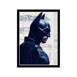 Batman: Blueprint of a Legend Wall Frame