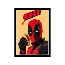 Deadpool Taco Time Wall Frame