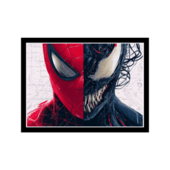SpiderMan vs Venom Wall Frame