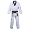 Daedo WT Approved Taekwondo Uniform Black Belt Dobok - White Martial Arts Gi - IKL Store