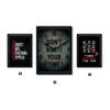 Quotes Wall Frame Combo