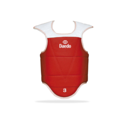 Mooto taekwondo body protector red martial arts chest guard